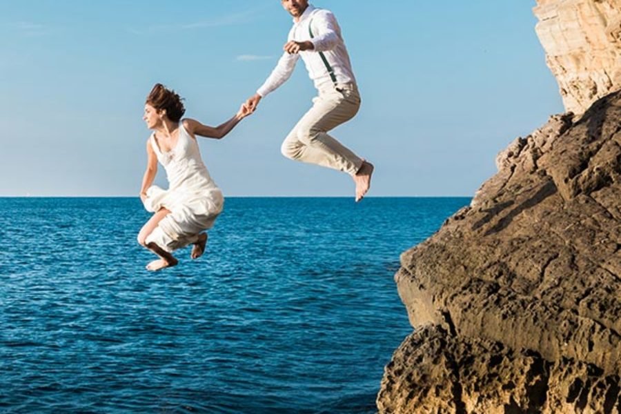 Trash the dress à la Garde